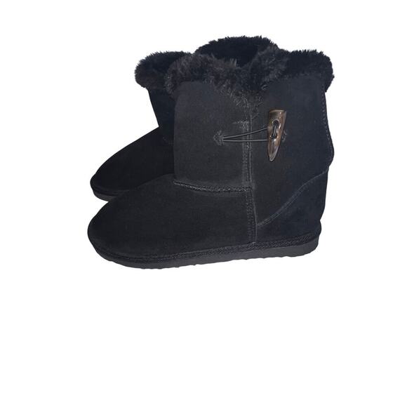 Style &Co, Tiny Gothic Women’s Size 10 Suede Grunge faux fur lined booties - Picture 3 of 9